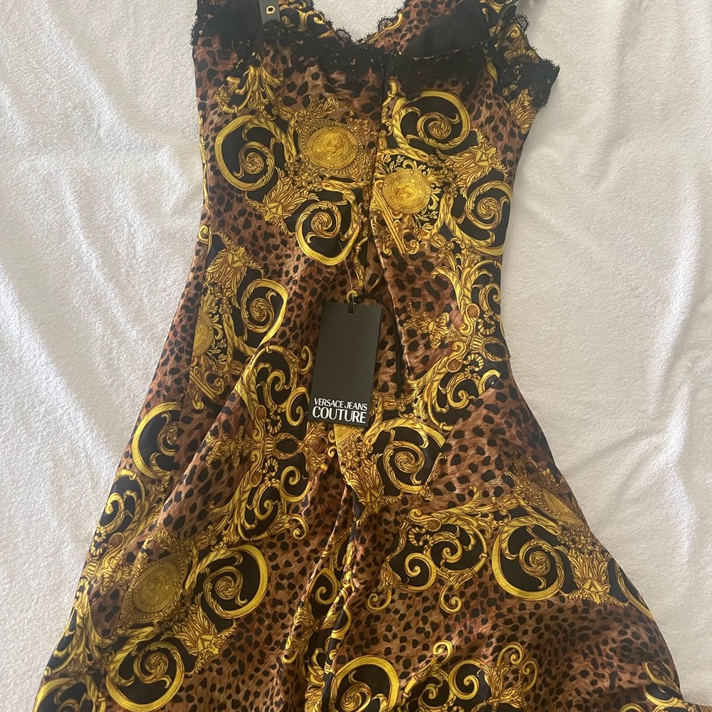 Versace couture mini dress